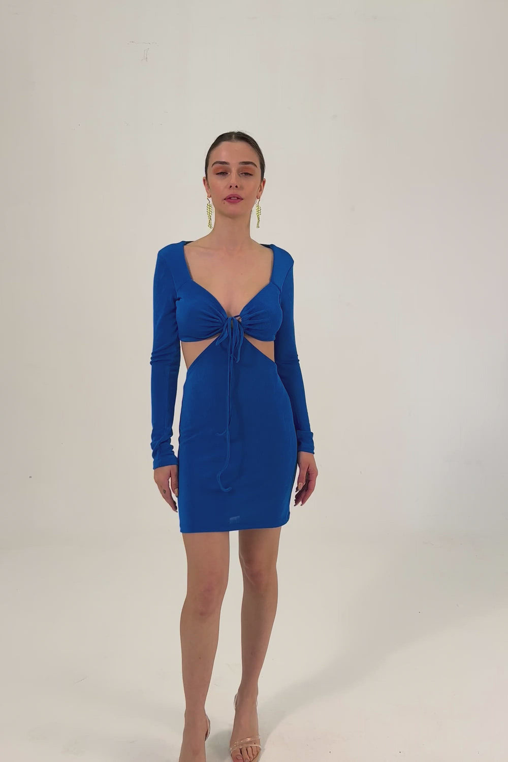 Robe courte - Bleu