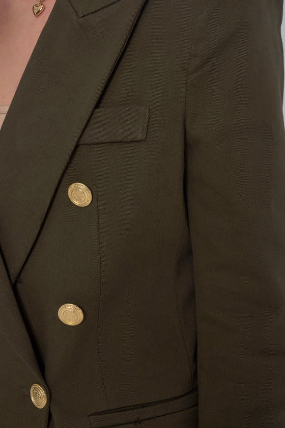 Button Detailed Blazer Jacket