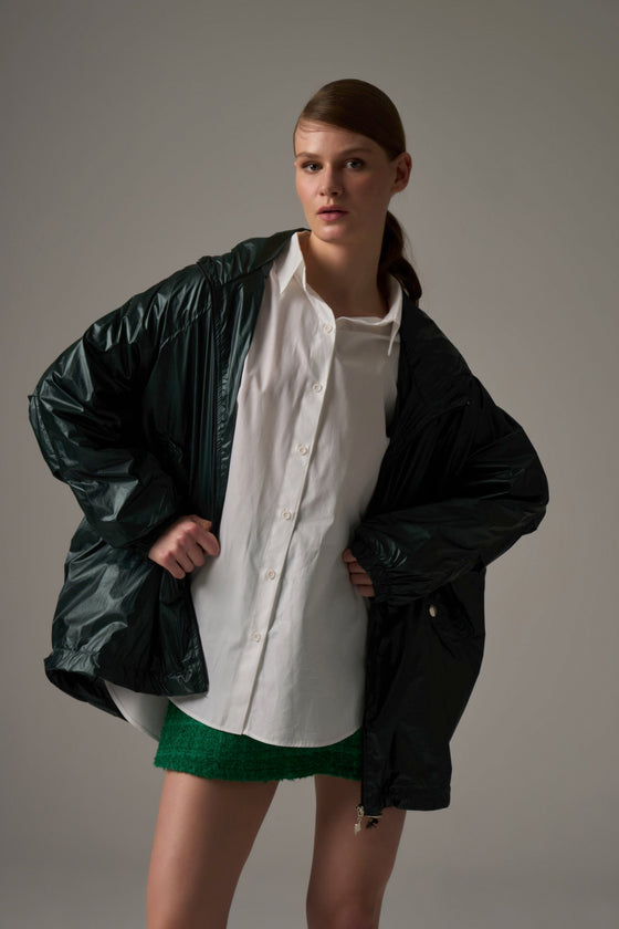 Hooded Oversize Raincoat