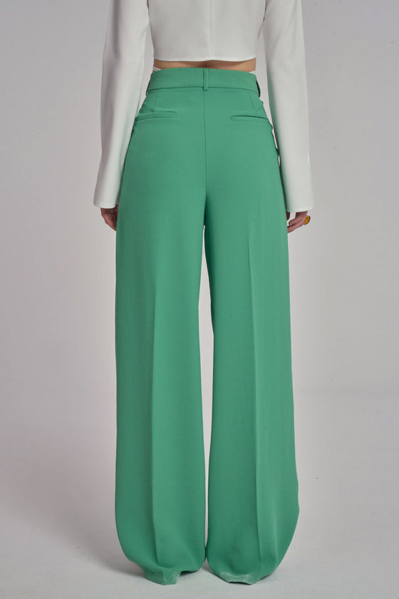 Wide Leg Crepe Pants