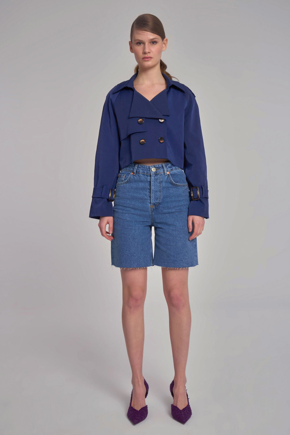 Denim Bermuda Short - Blue