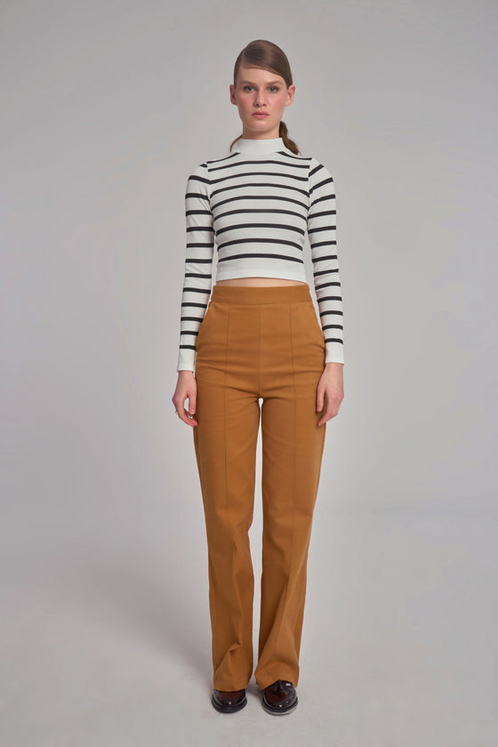 Wide Leg Crepe Pants