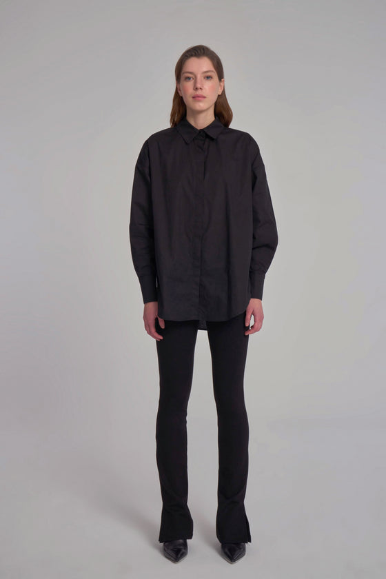 Chemise oversize - Noir