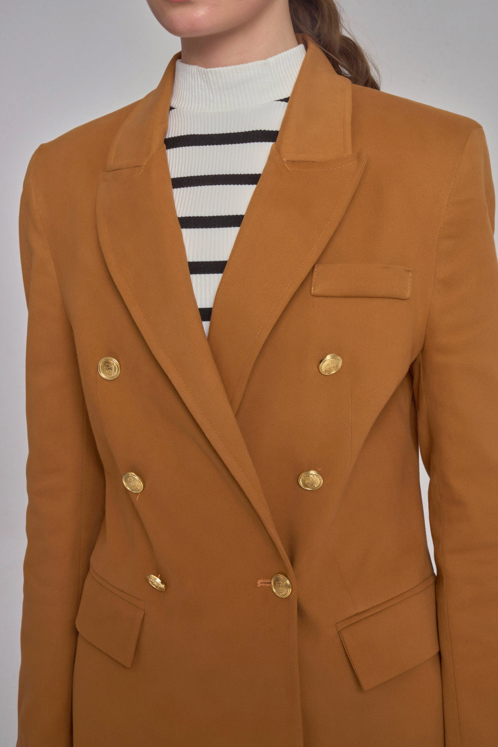 Long Double Blazer Jacket