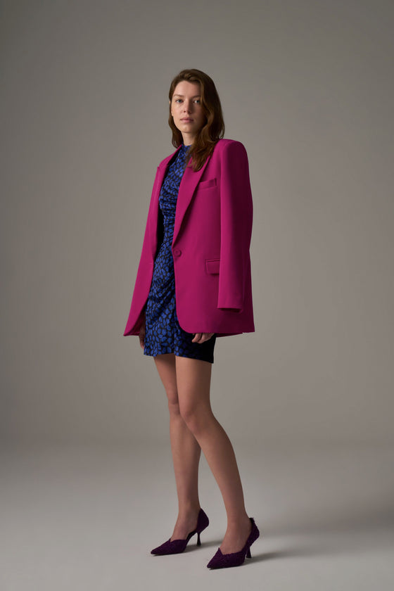 Oversize Blazer Jacket - Orchid