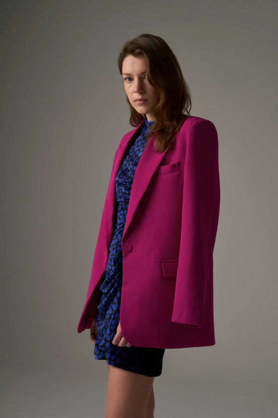 Oversize Blazer Jacket - Orchid