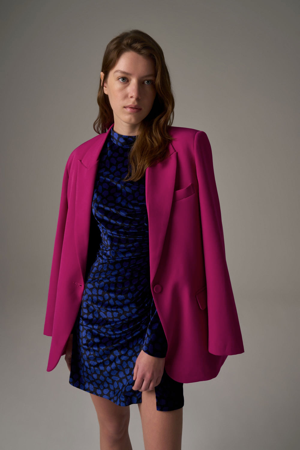 Oversize Blazer Jacket - Orchid