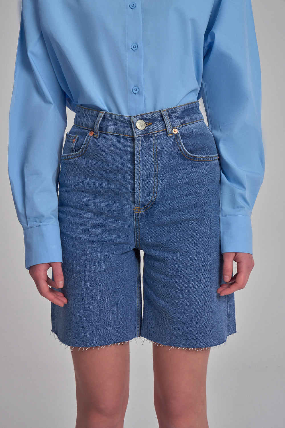 Denim Bermuda Short - Blue