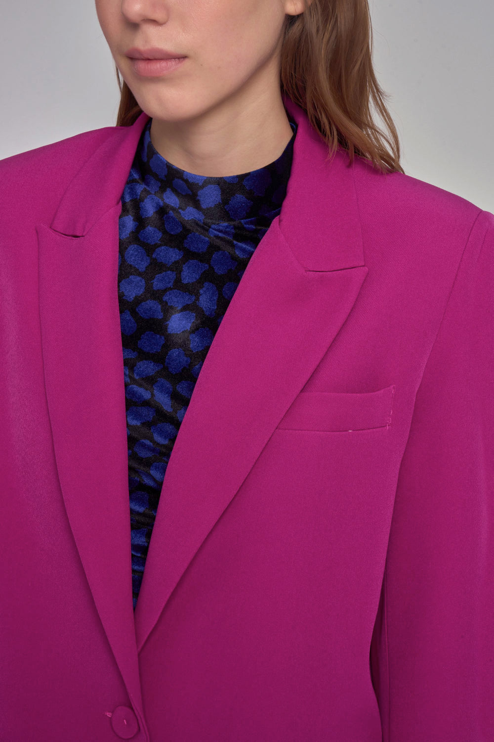 Oversize Blazer Jacket - Orchid