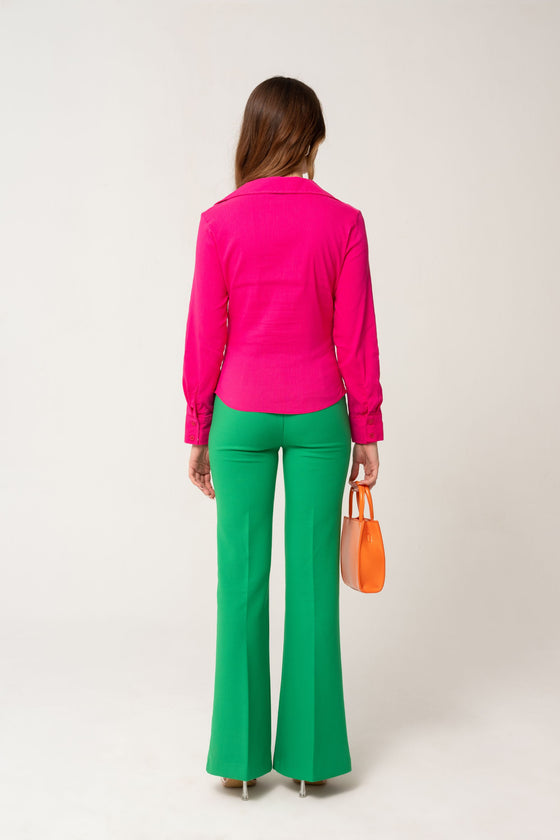 WIDE LEG PANTS GREEN Wide Leg Pants Green