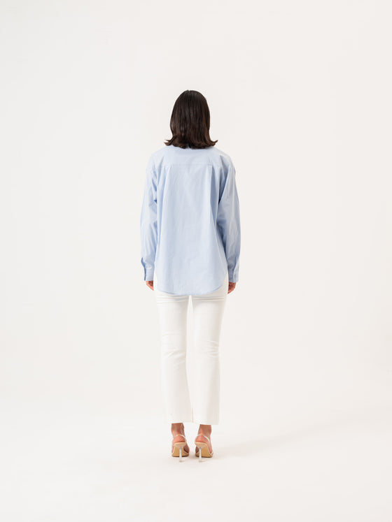 LONG SLEEVE SHIRT - LIGHT BLUE