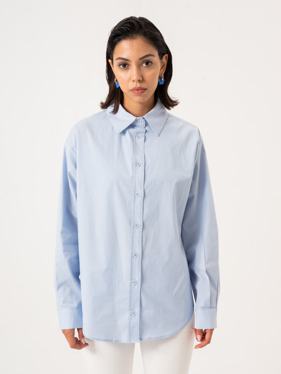 LONG SLEEVE SHIRT - LIGHT BLUE