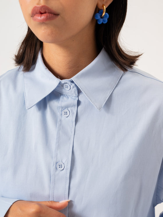 LONG SLEEVE SHIRT - LIGHT BLUE