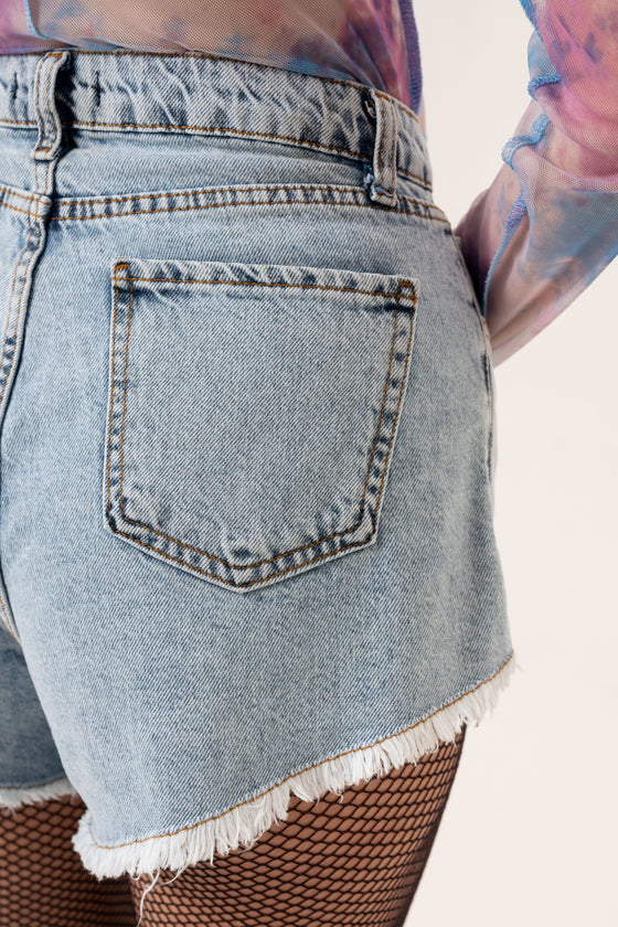 Shorts courts en jean