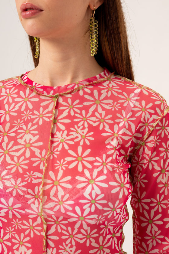 LIDYA BLOUSE - FUCHSIA