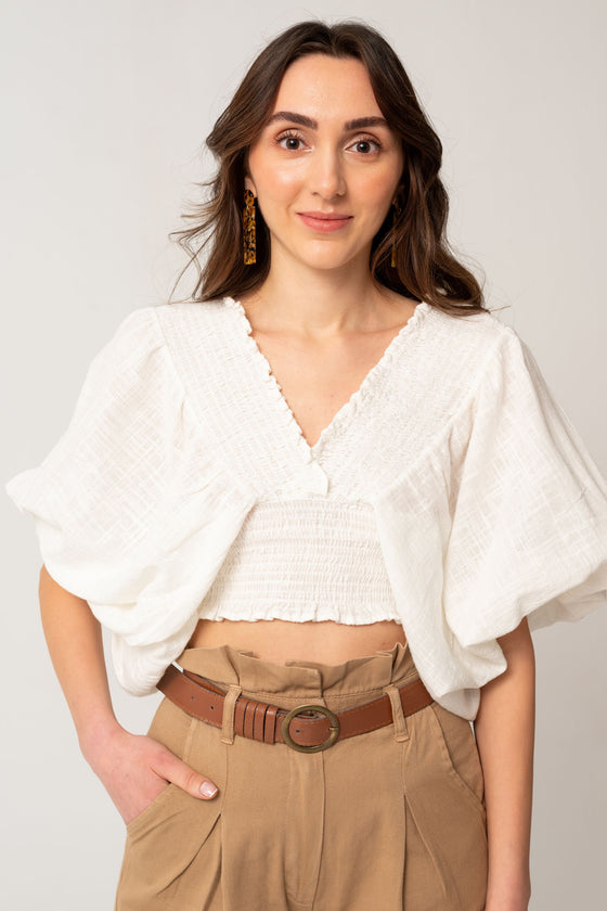 Blouse à manche courtes