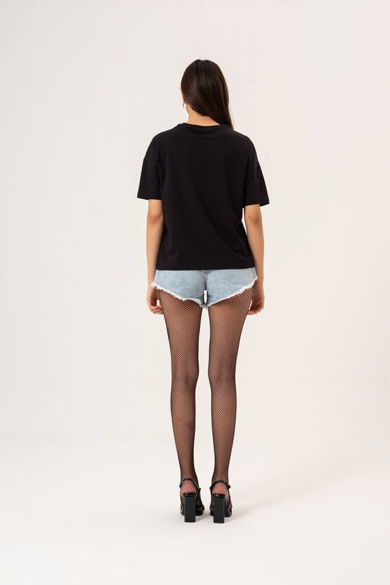 BASIC T-SHIRT -  BLACK