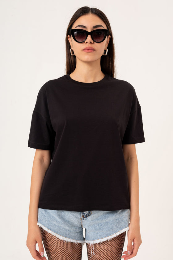 BASIC T-SHIRT -  BLACK