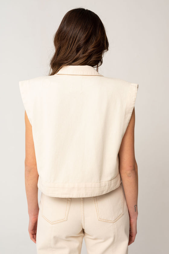 Gabardine Waistcoat