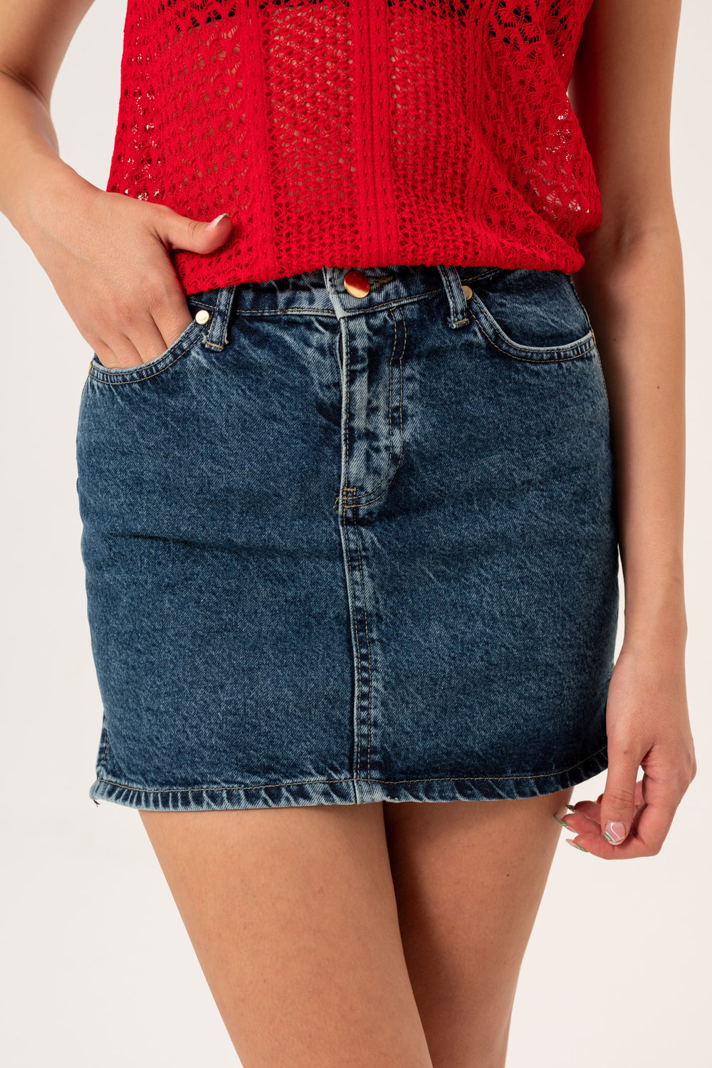 DENIM SKIRT