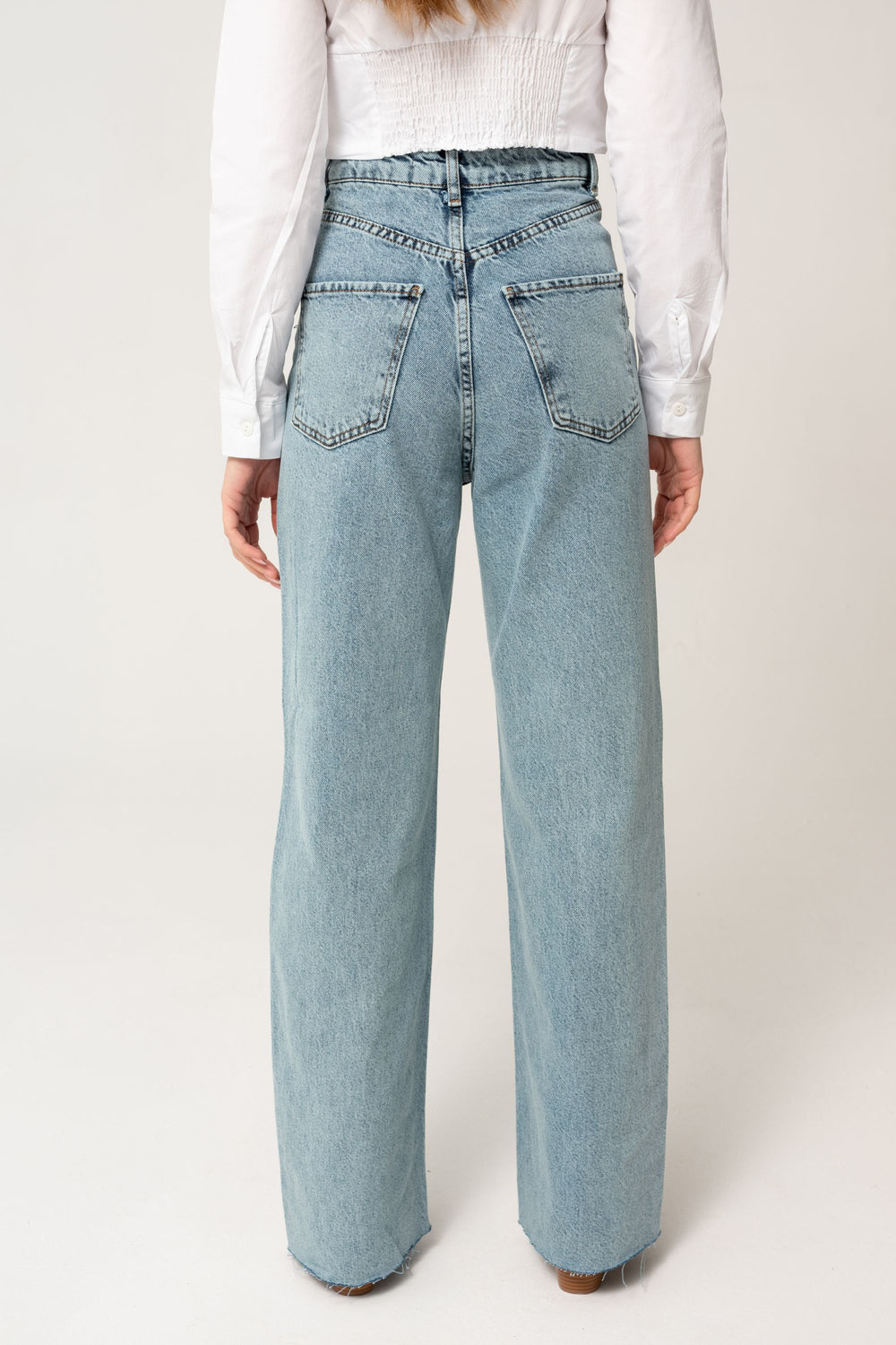 Jeans à taille haute