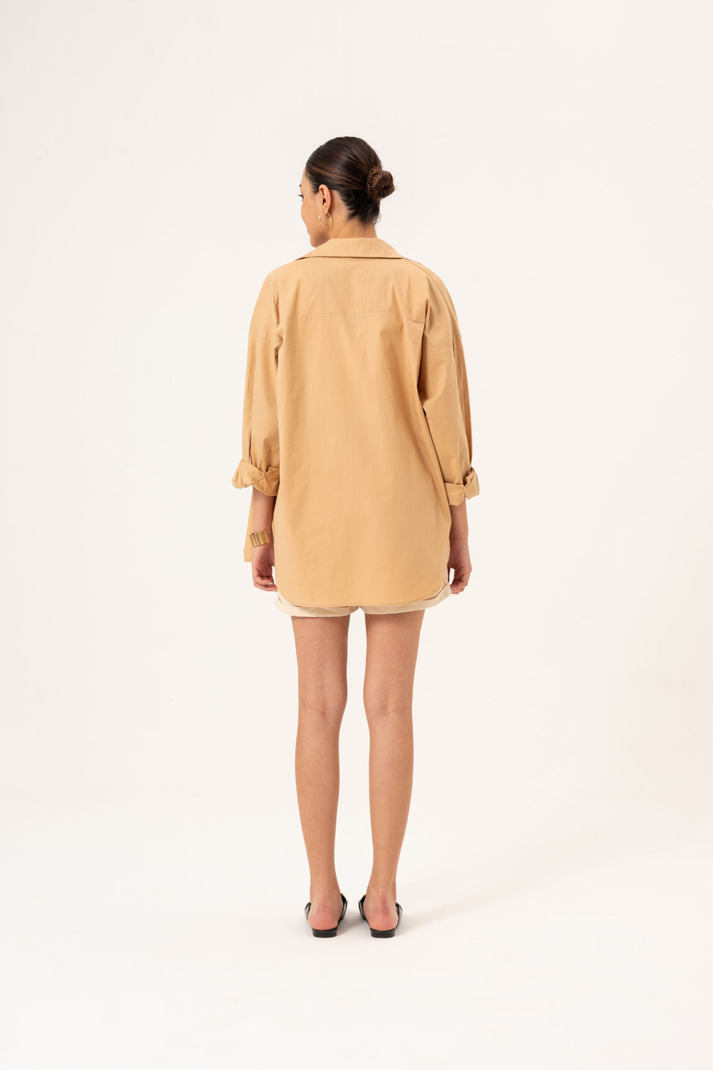 OVERSIZED SHIRT - BEIGE