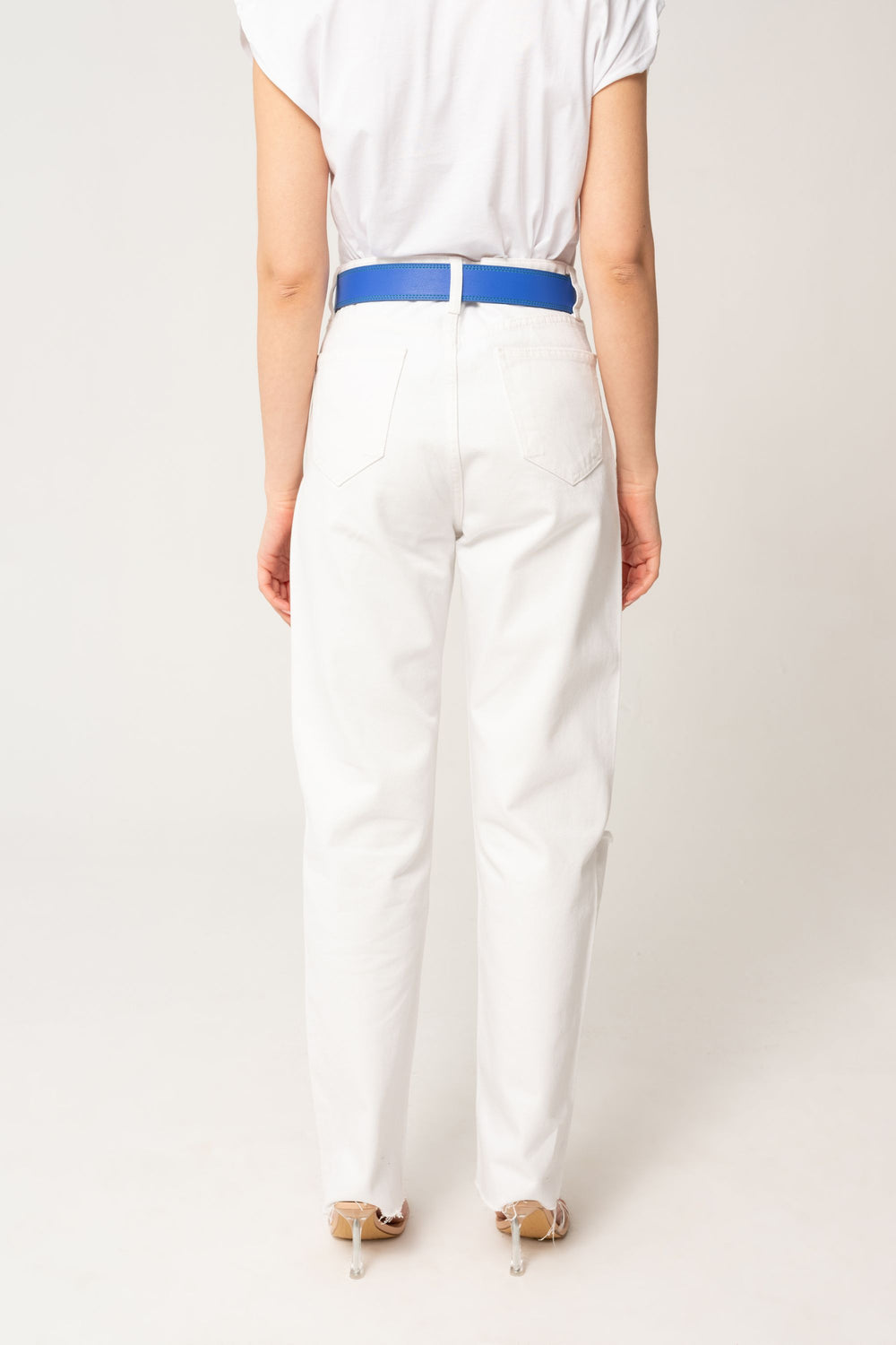 Pantalon troué blanc