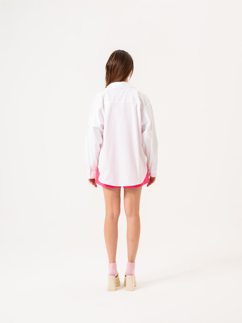 LONG SLEEVE SHIRT - WHITE