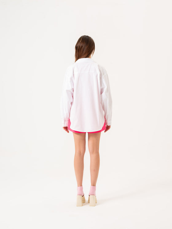 LONG SLEEVE SHIRT - WHITE