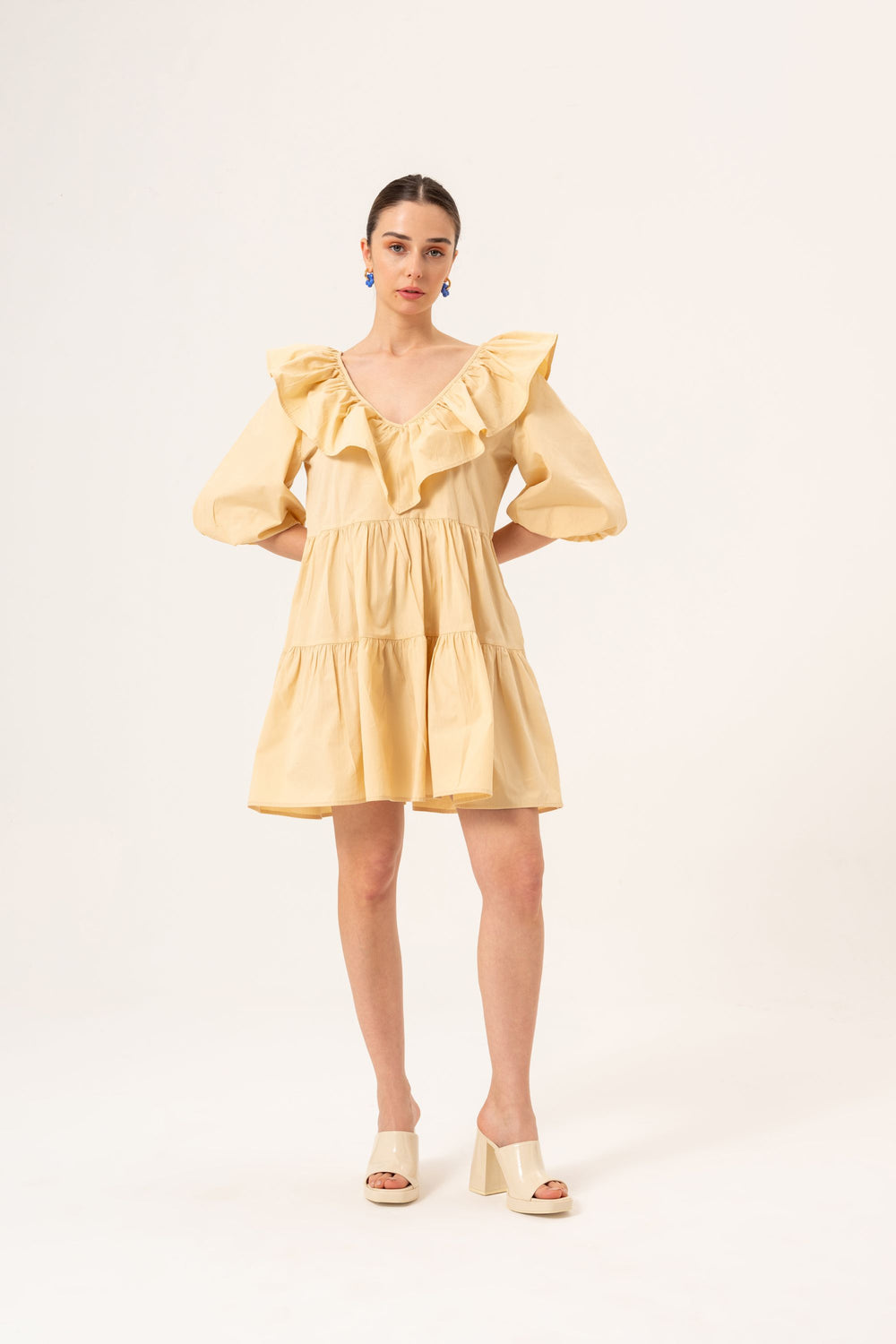 Robe courte - Beige