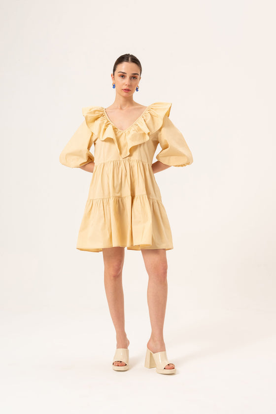 Robe courte - Beige