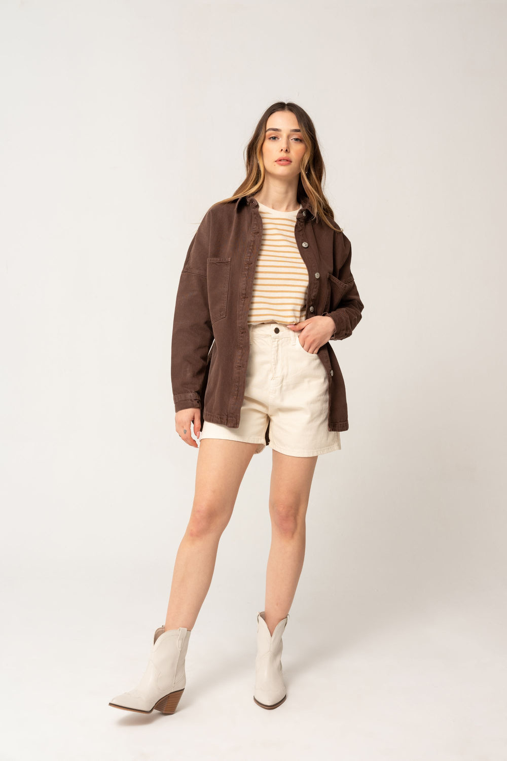 Gabardine Shorts