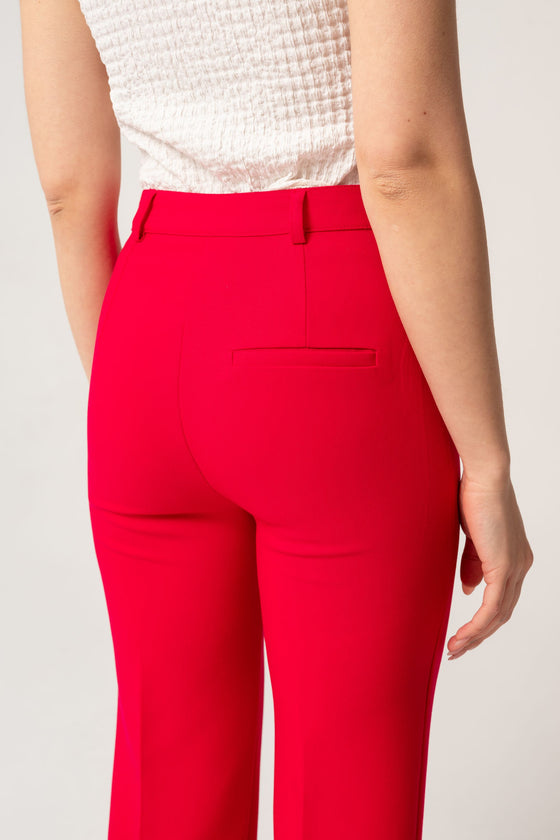 Wijde fuchsia broek