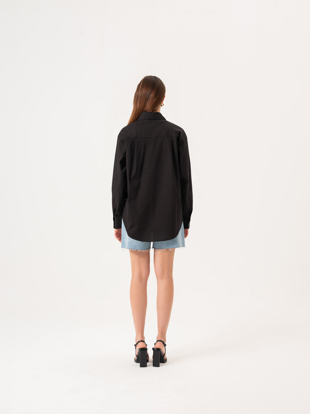 LONG SLEEVE SHIRT - BLACK