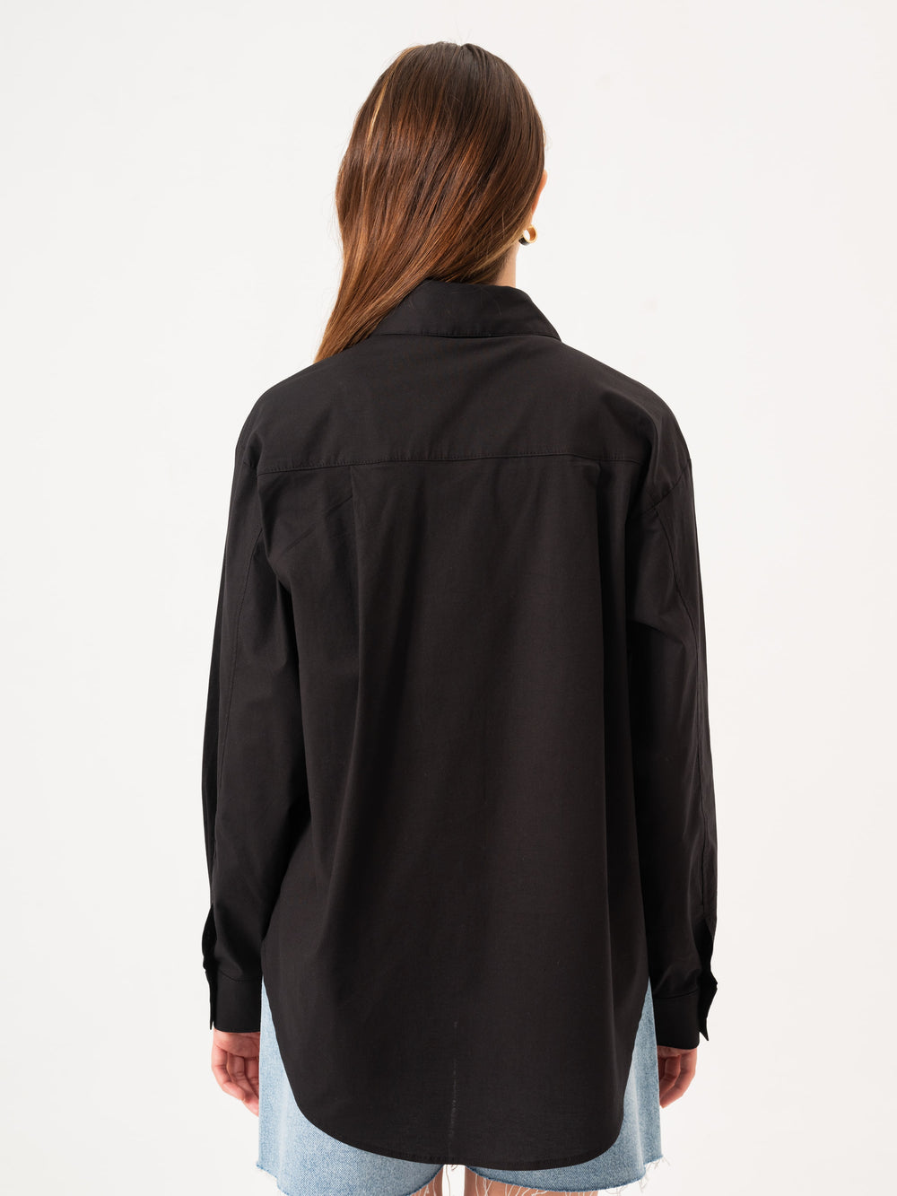 LONG SLEEVE SHIRT - BLACK