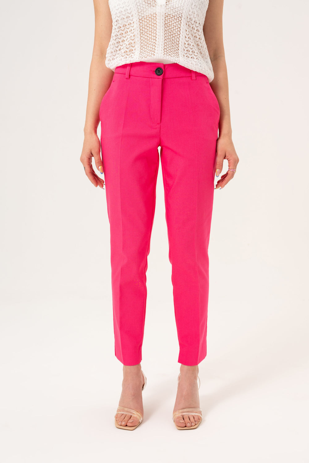 Pantalon classique taille moyenne