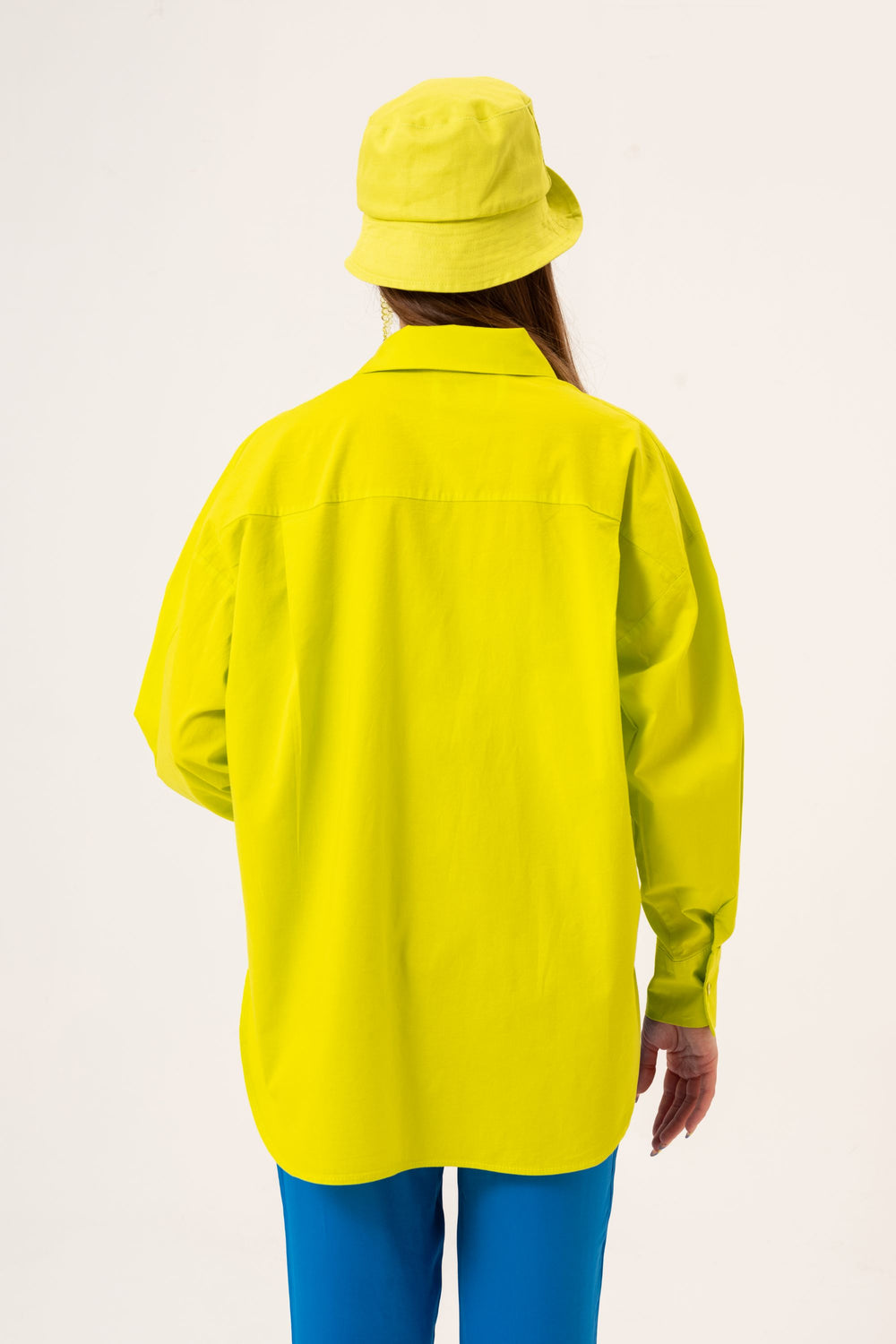 OVERSIZED SHIRT - NEON YELLOW