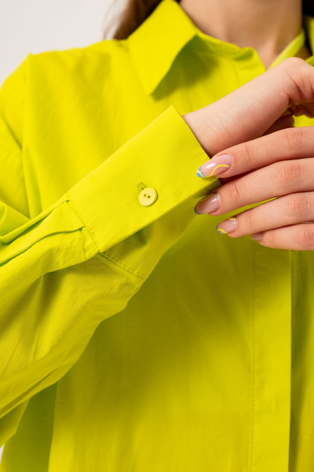 OVERSIZED SHIRT - NEON YELLOW