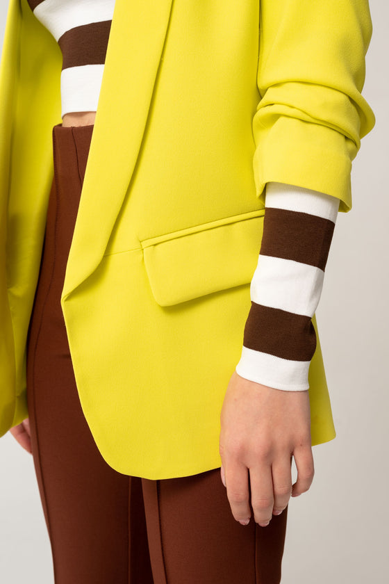 Veste blazer jaune