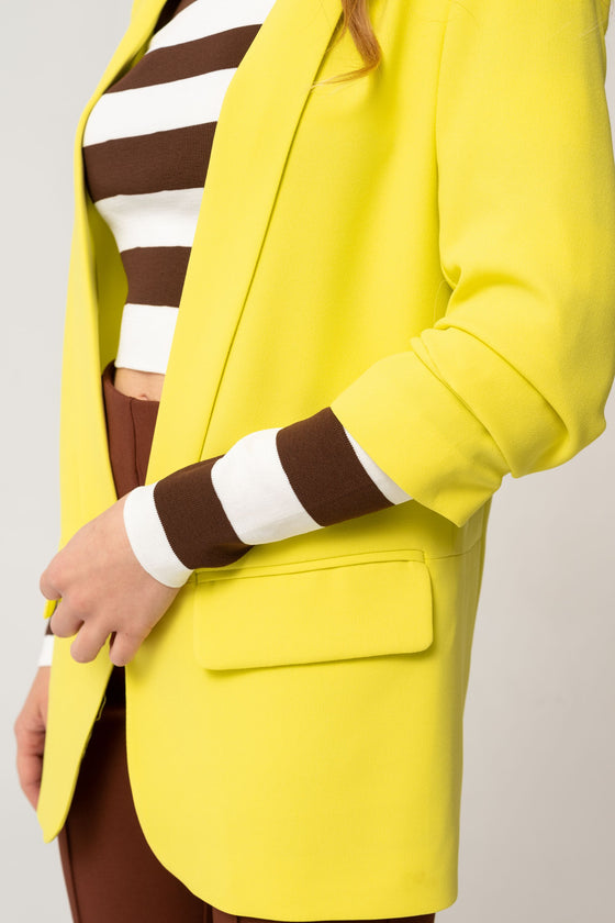 Veste blazer jaune