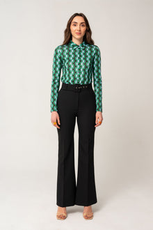  Wide Leg Pants With Belt