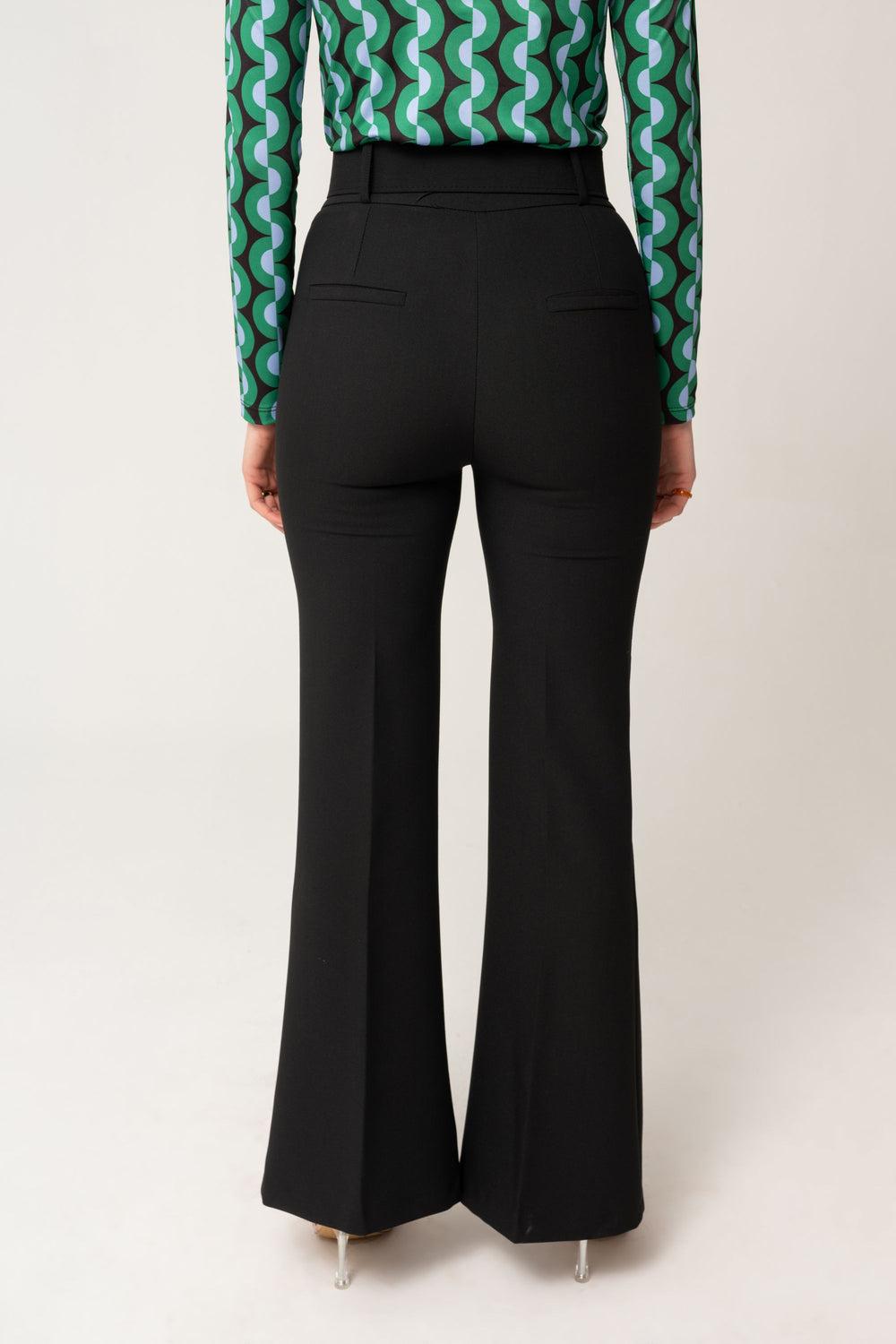 Pantalon large avec ceinture