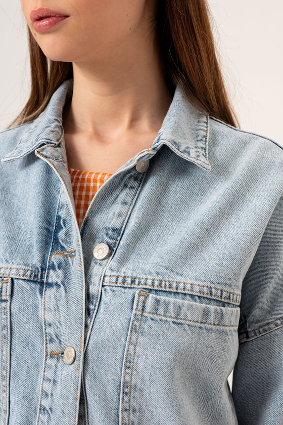 OVERSIZED DENIM SHIRT