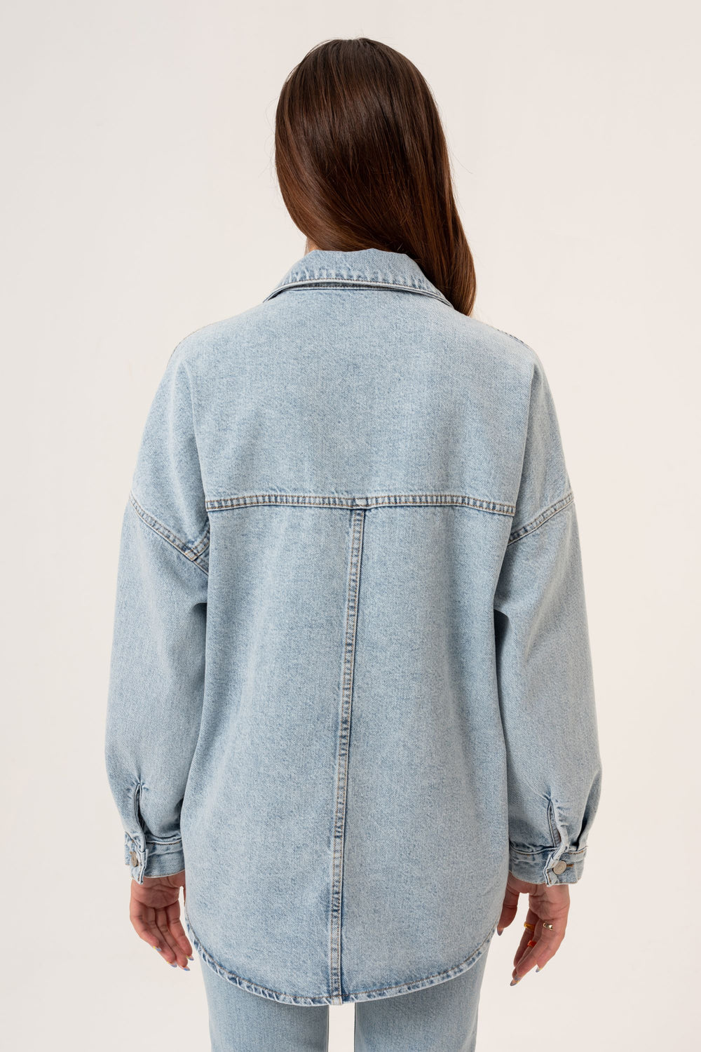 Chemise en jean oversize