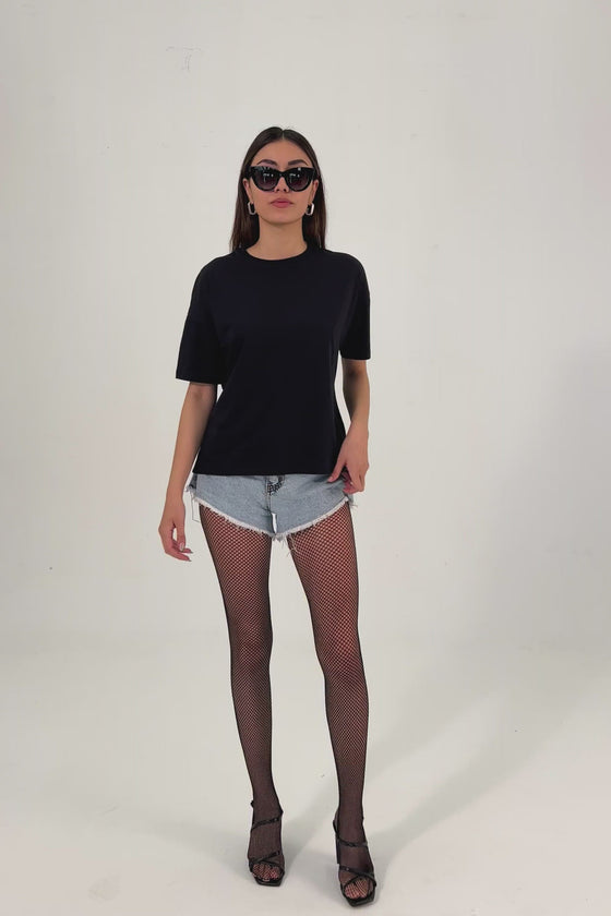 BASIC T-SHIRT -  BLACK